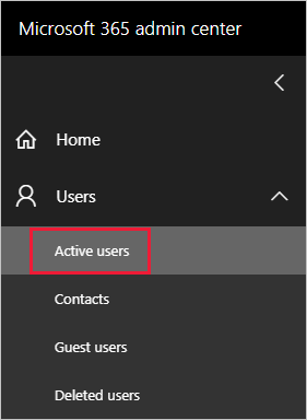 Microsoft 365 admin center