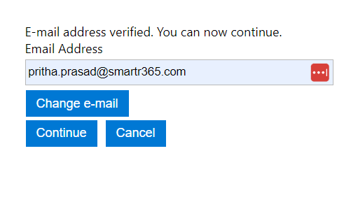 A screenshot of an email